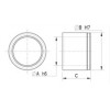 High wear Slide bearing [103-3] (103127019247)