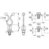 Stand-off twist lock [297] (297600100002)