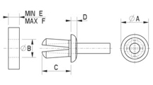 Push-in Rivet [093]