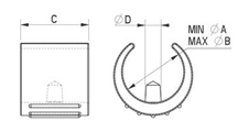 Furniture saddle foot [147]