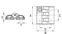 Screw Cover hinges [274]