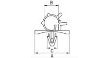 Push-in Cable Clamp [307]