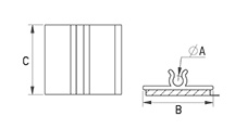 Adhesive clamp [581]